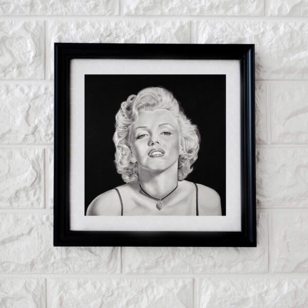 Marilyn Monroe Portrait | Marilyn Portrait | Sketch