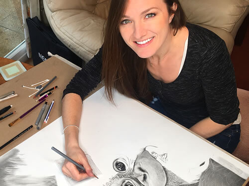 Jess Ridley Art 2 pet portrait artist | Hampshire UK